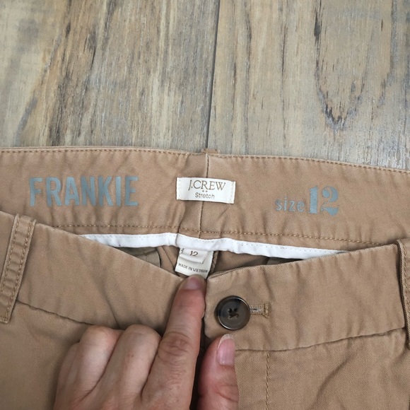 J.Crew Frankie Khaki Pant - Picture 3 of 4